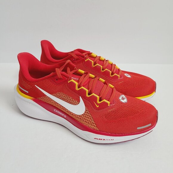NEW Nike Air Zoom Pegasus 41 Kansas City Chiefs Running Shoes FZ5079-600 Size 9 main image 6